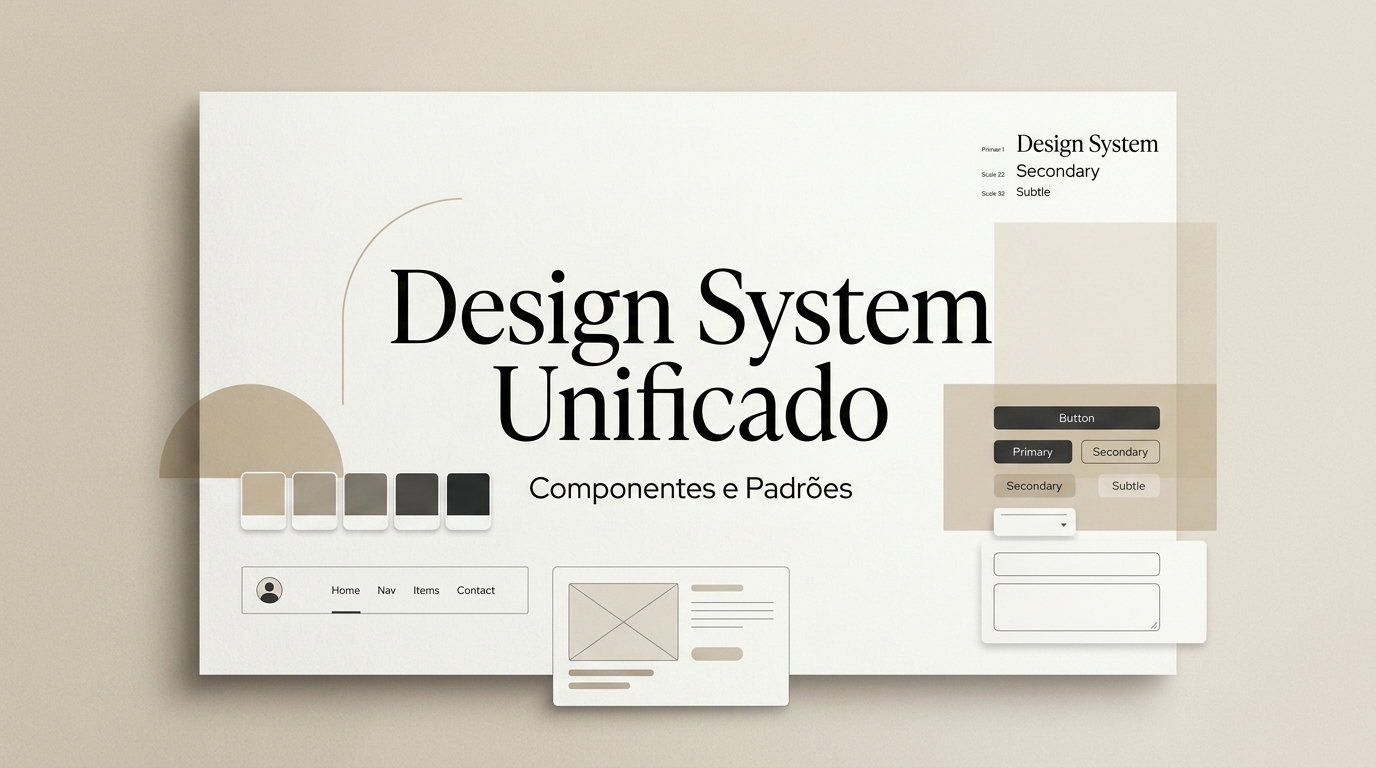 Clique para ampliar Visão Geral do Design System Unificado